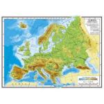 Europa – Harta fizică A4 – Harta politică A4