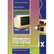 INFORMATICĂ-Manual pentru clasa a IX-a - Profilul real- intensiv informatica C++
 (specializarea matematică-informatică intensiv)